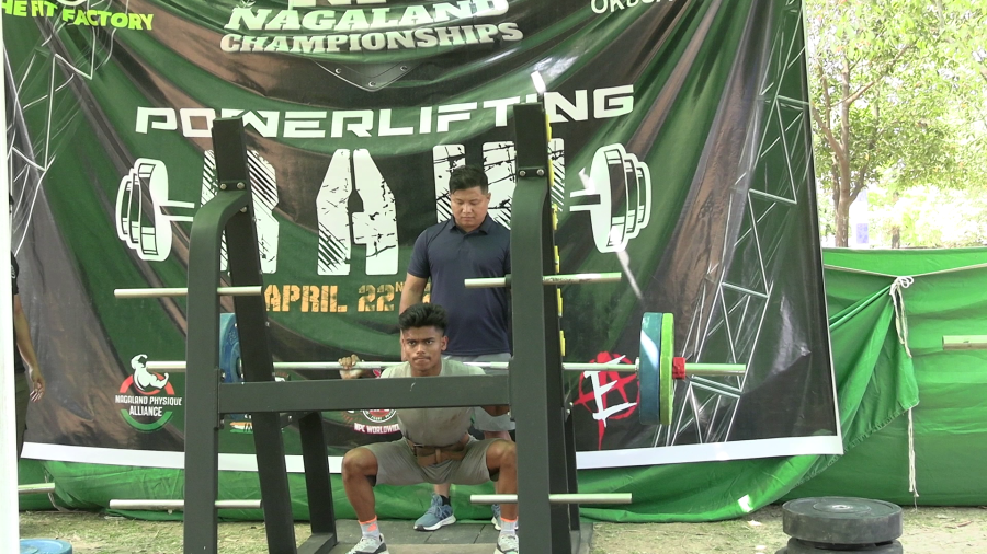 Participants during the second edition of National Physique Committee Nagaland Championship 2023 held at Holy Cross Higher Secondary School, Dimapur on April 22. Judges for the event were Power Lifting Federation of India (PFI), Sunil Lochab, NPC Head of India, Hemant Angrish. The event was organised by The Fit Factory Gym, Dimapur. (Morung Photo)